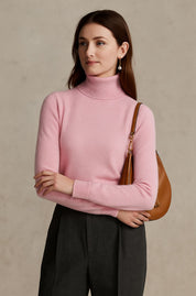 Léa | Pull à col roulé en cachemire