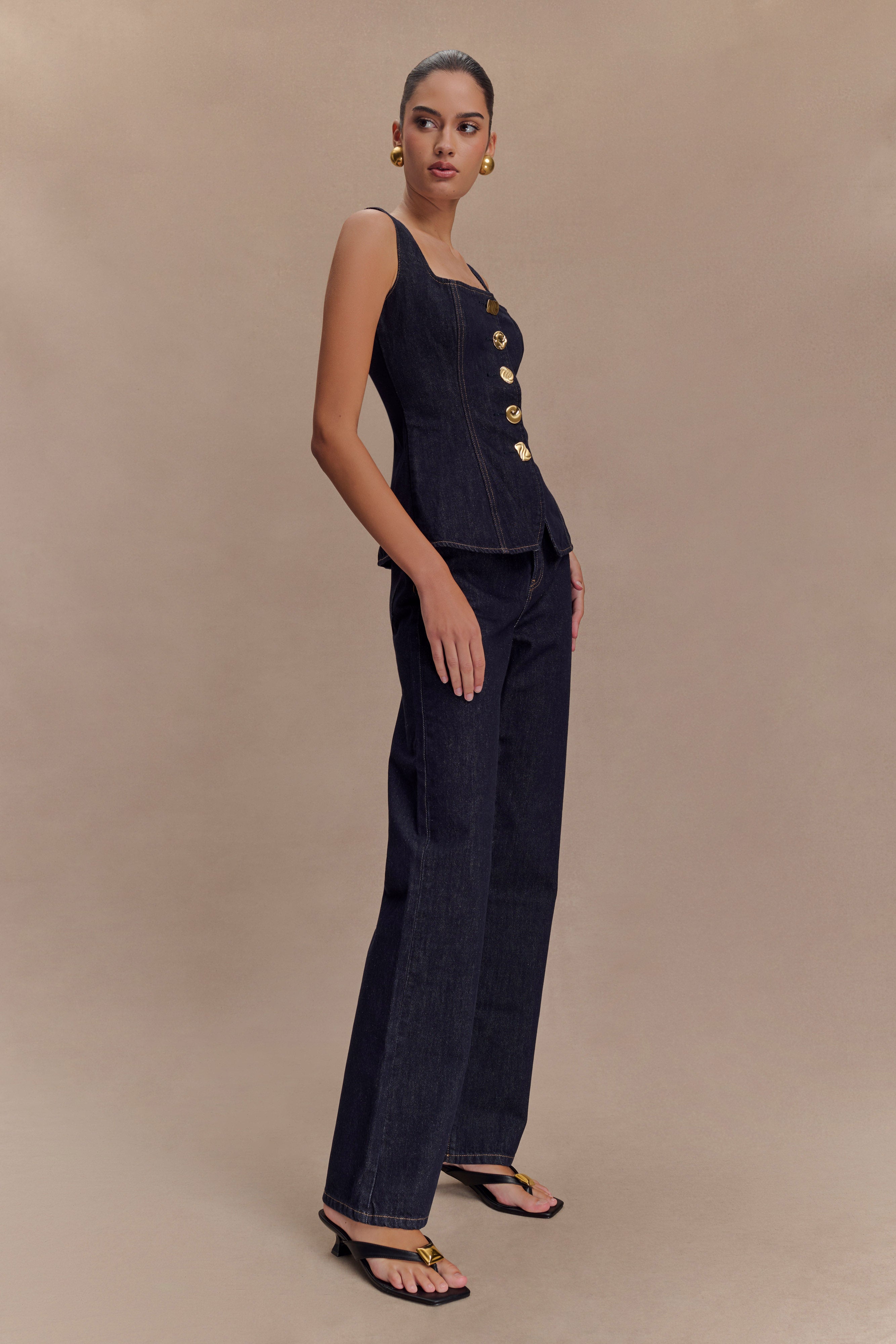 Cambria | Structured Denim Set