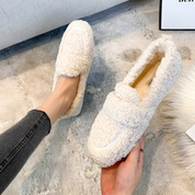 Charlotte | Loafers chauds et confortables en laine de mouton