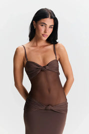 Soraya | Mesh Maxi Dress