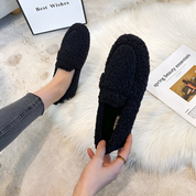 Charlotte | Loafers chauds et confortables en laine de mouton