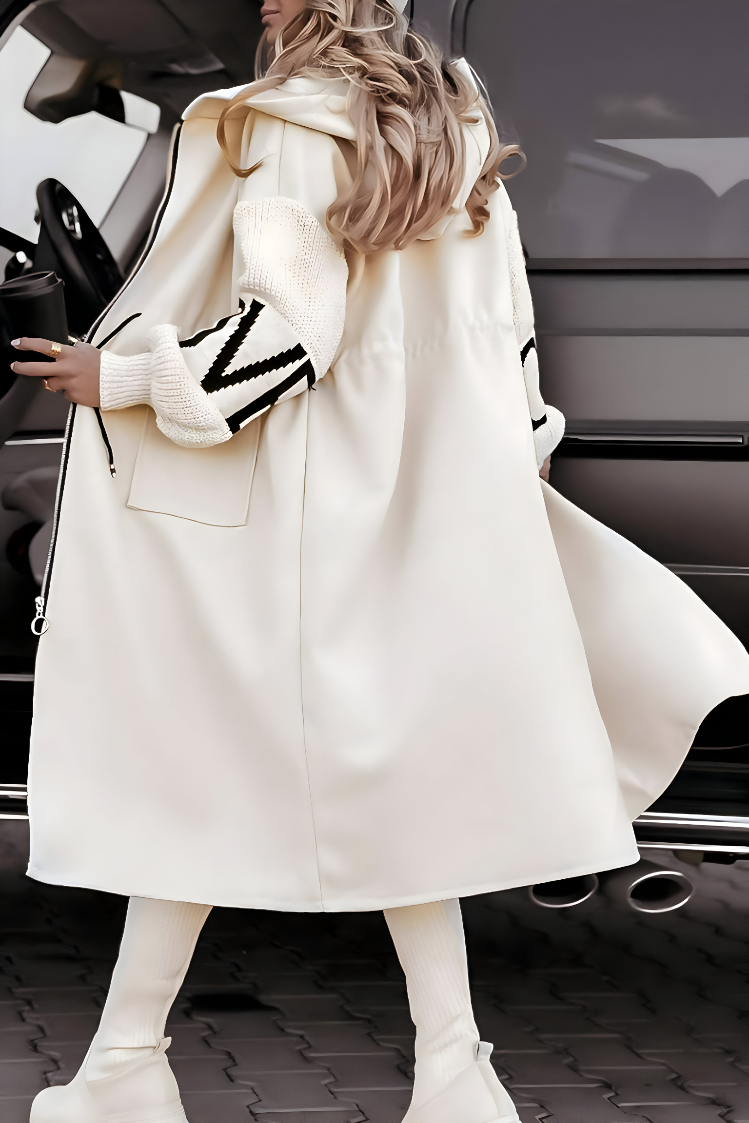 Georgia | Elegant Hooded Coatigan