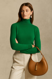 Léa | Pull à col roulé en cachemire