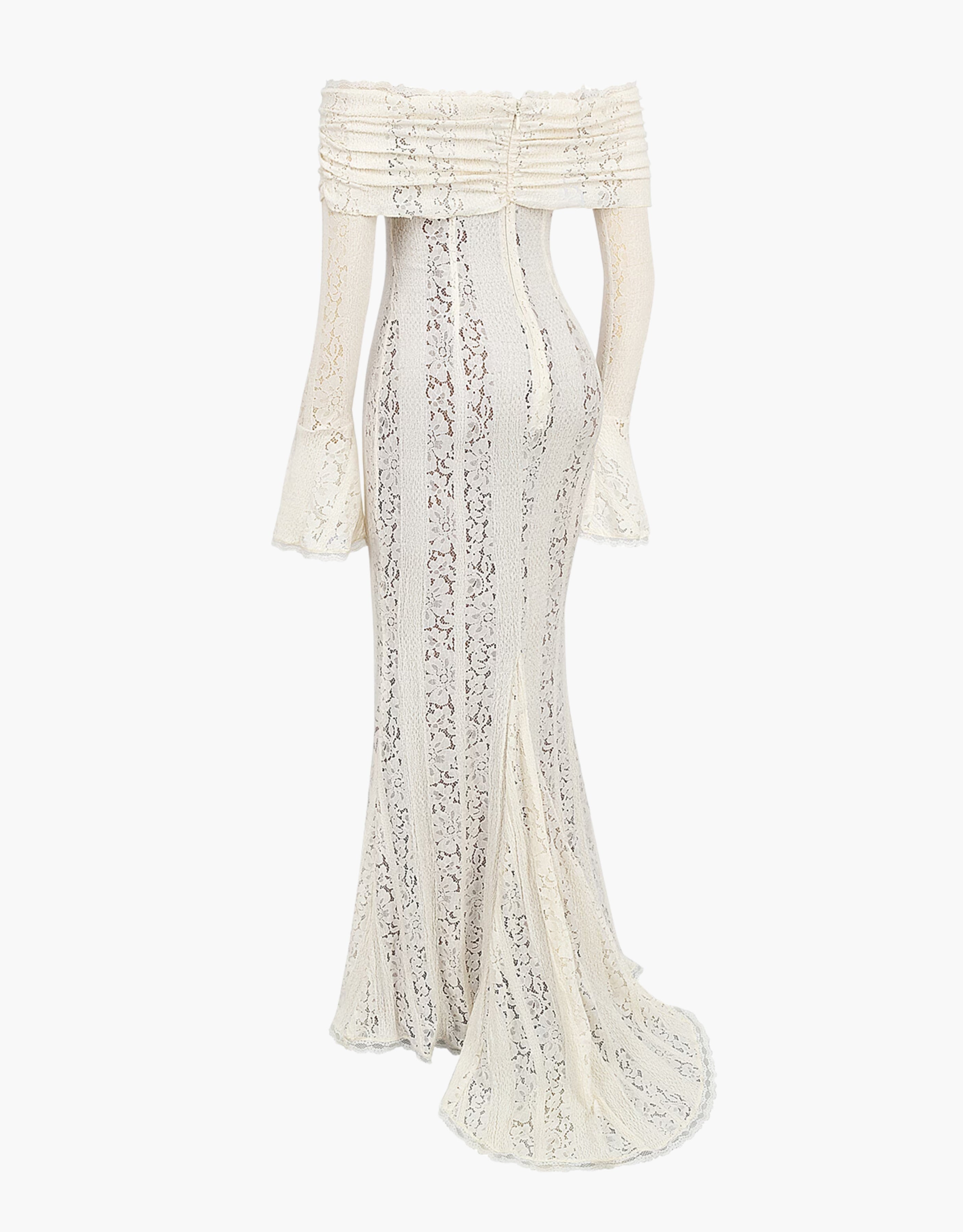 Arwen Lace | Off-Shoulder Maxi Dress