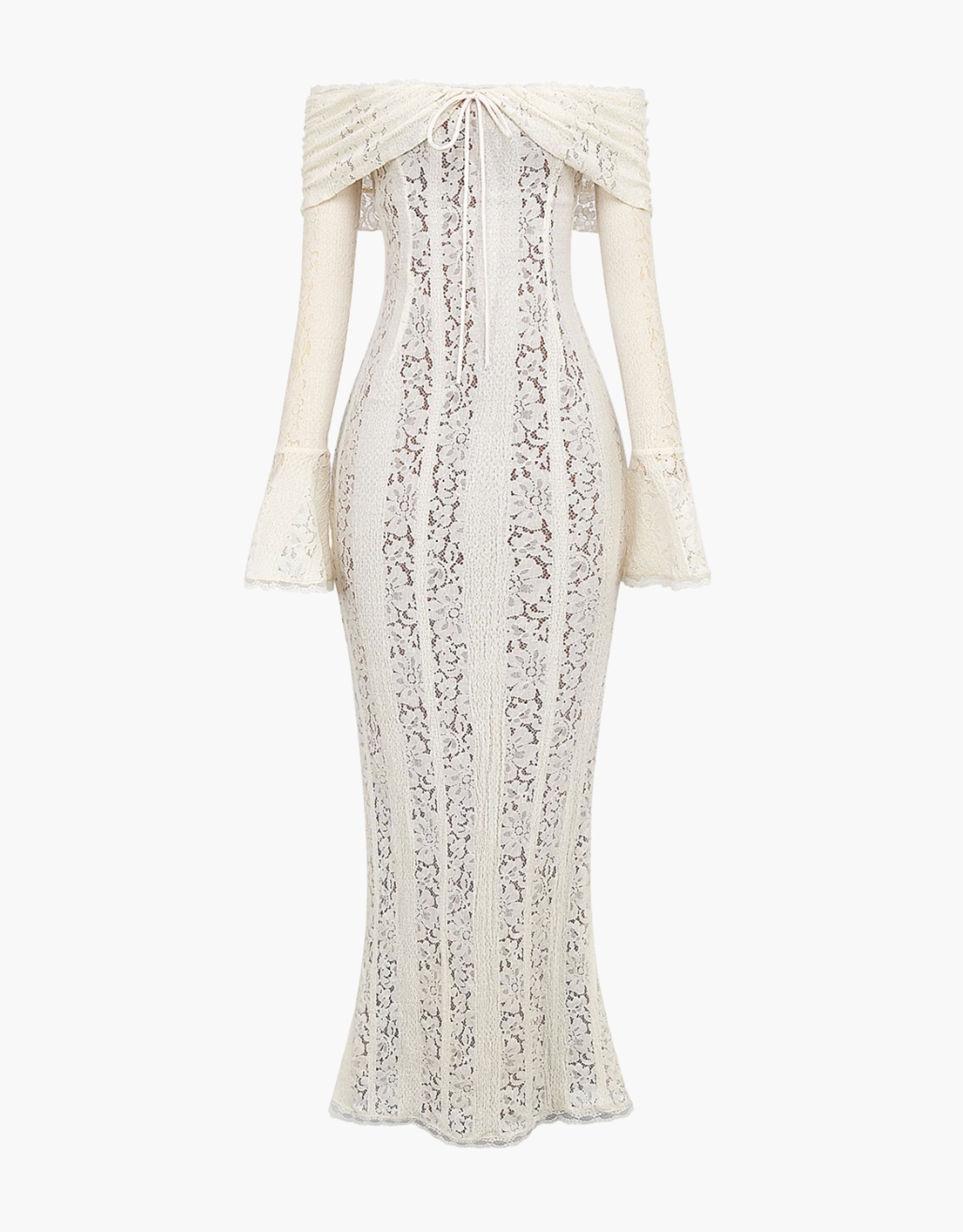 Arwen Lace | Off-Shoulder Maxi Dress