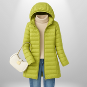Ivy | Ultra-Light Down Jacket With Detachable Hood