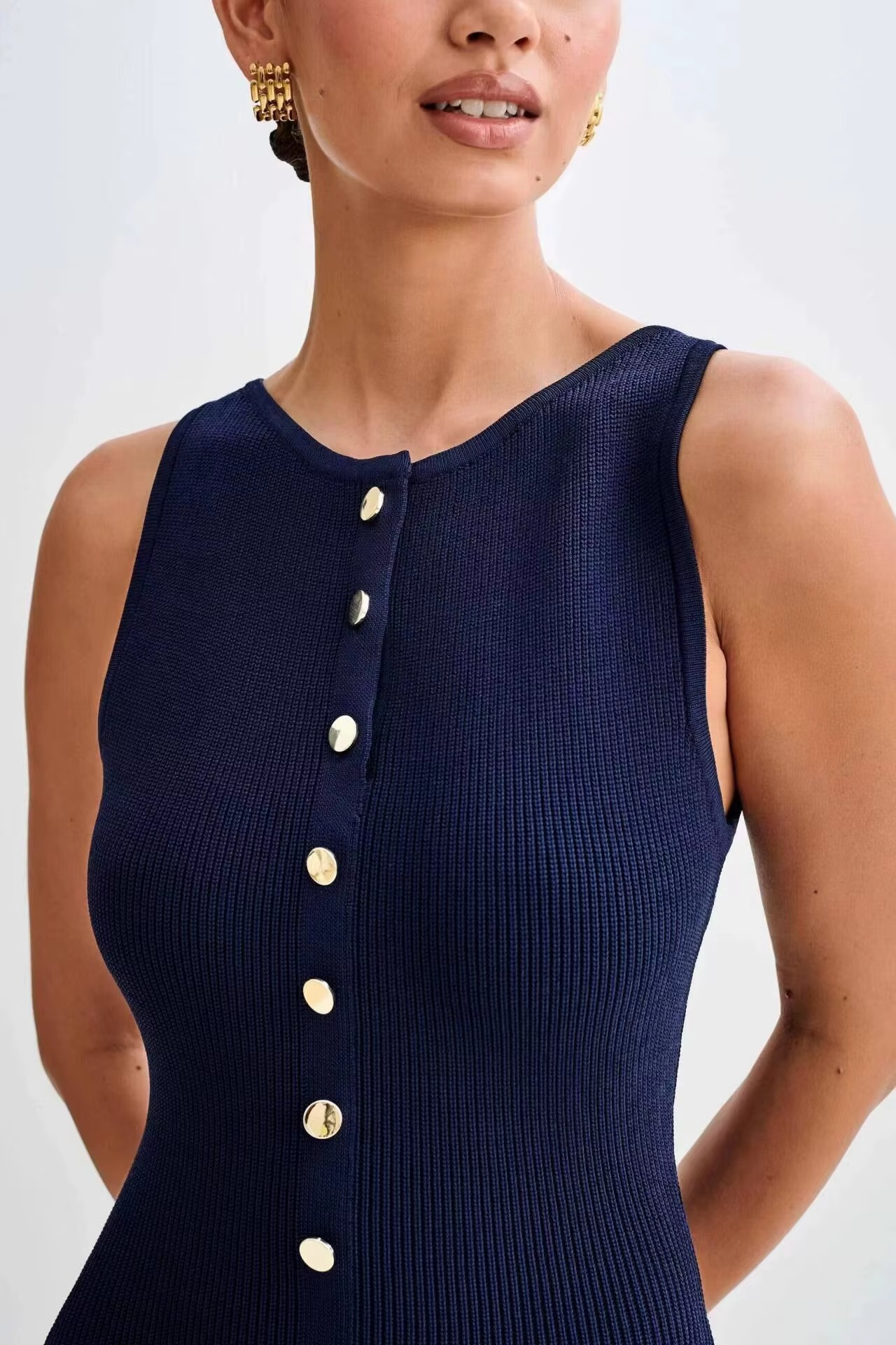 Mayfair Grace | Sleeveless Midi Dress