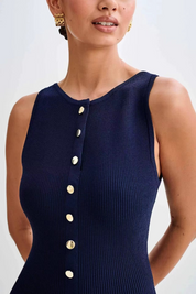 Mayfair Grace | Sleeveless Midi Dress