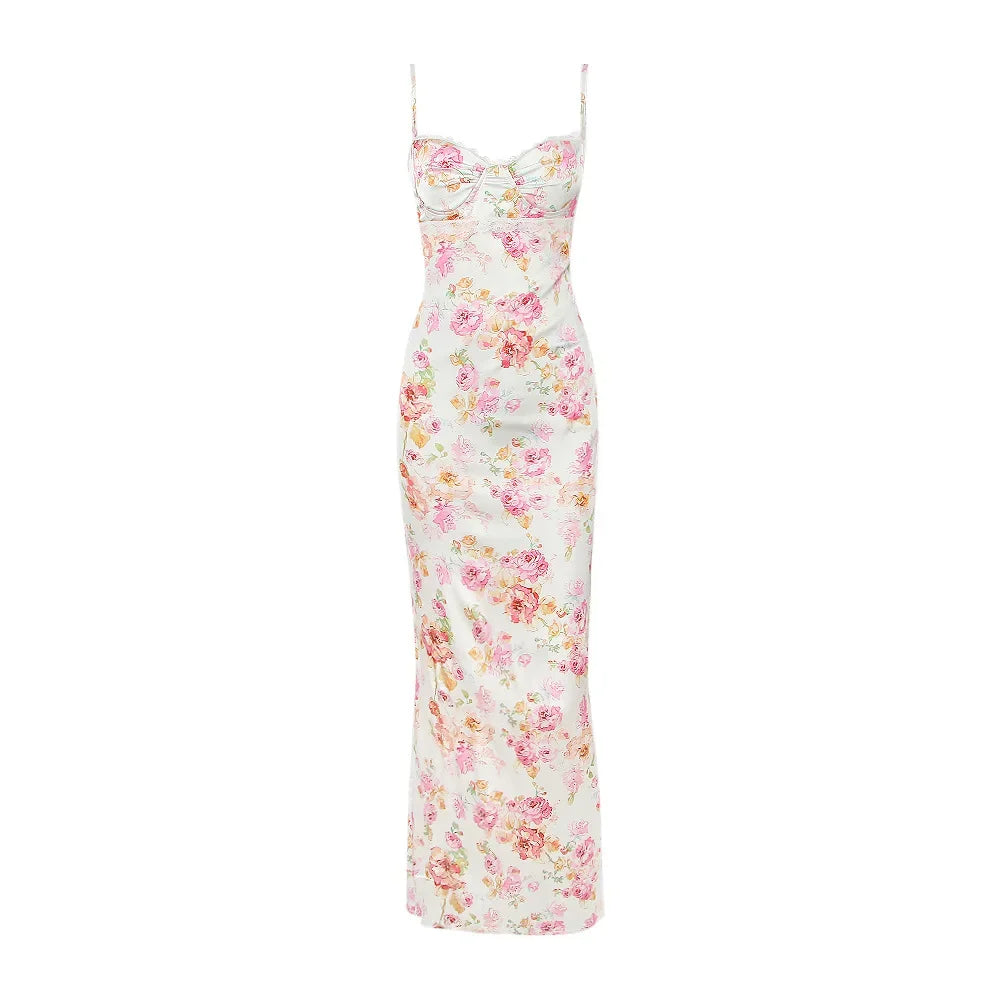 Violana | Satin Midi Dress