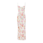 Violana | Satin Midi Dress