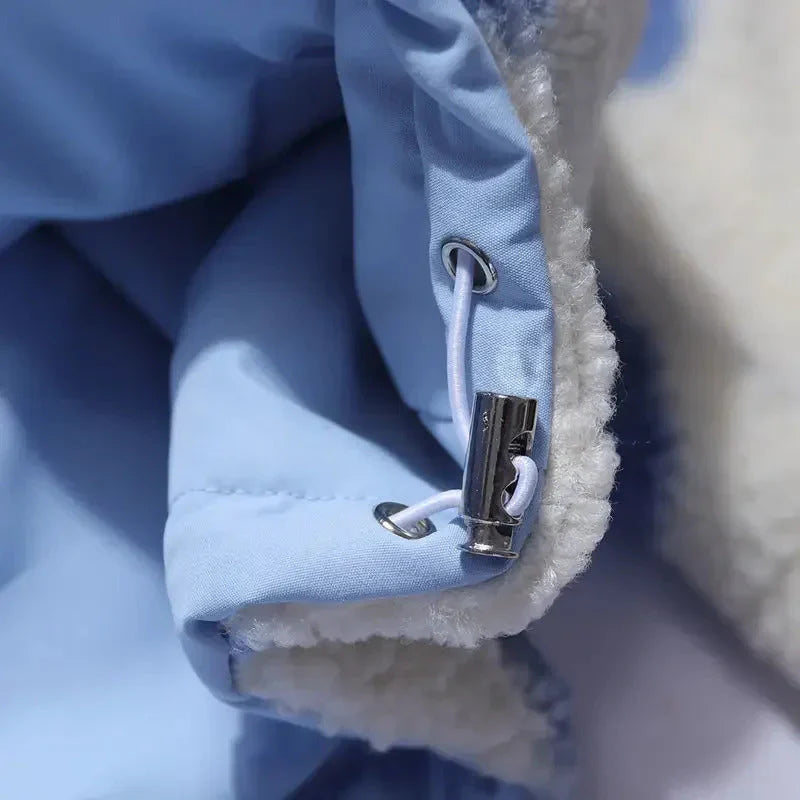 Camille – Veste réversible à cœurs