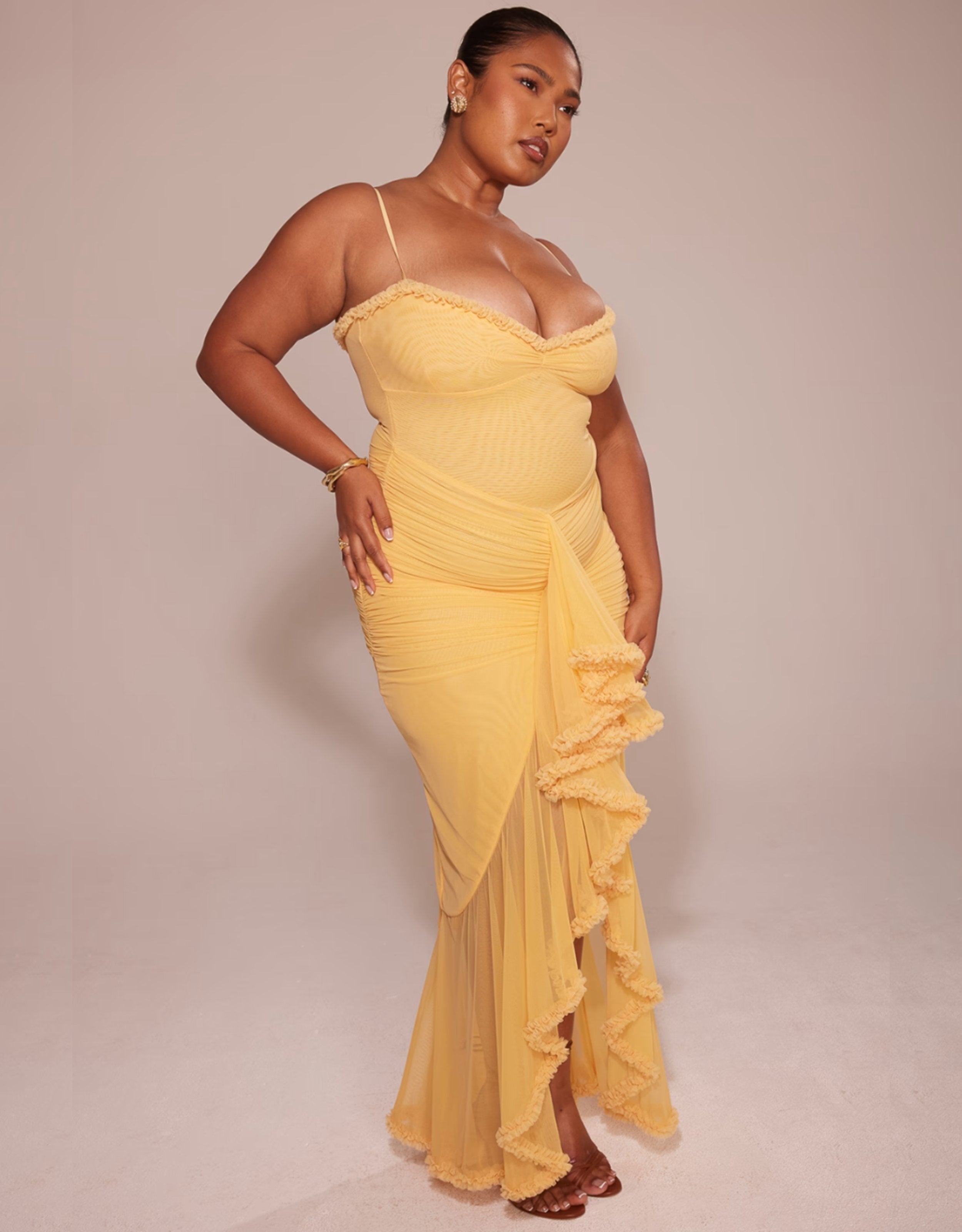 Soleil Ruffle | Maxi Dress