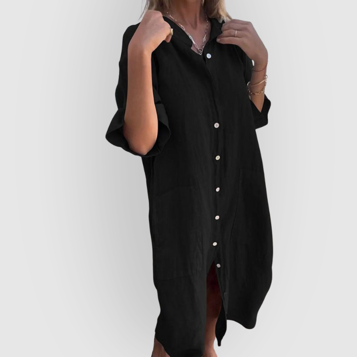 Margaux | Robe chemise style Ibiza