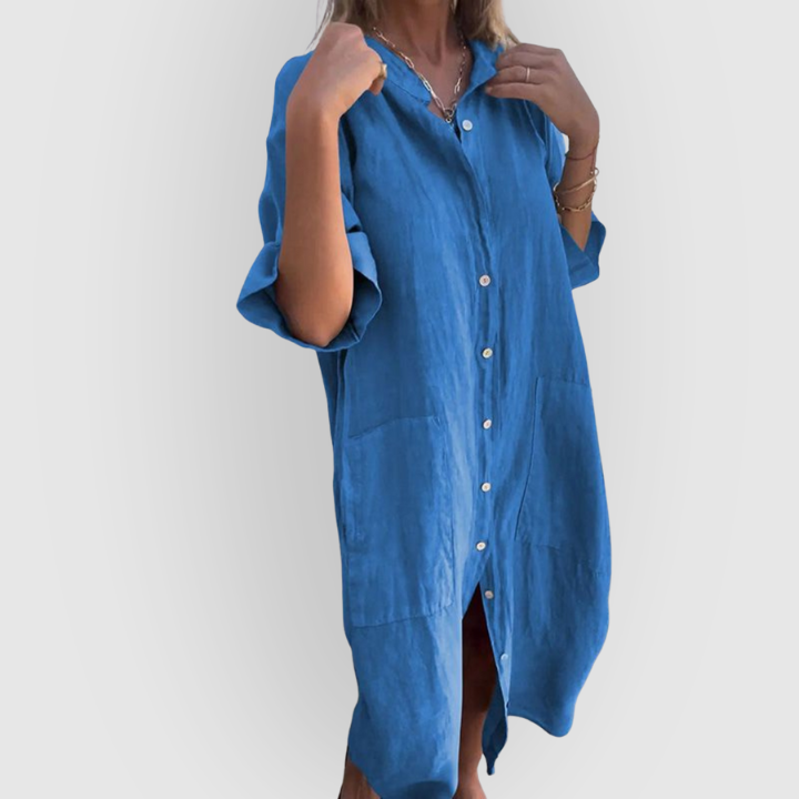 Margaux | Robe chemise style Ibiza