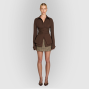 Jaeda | Wrap Blouse