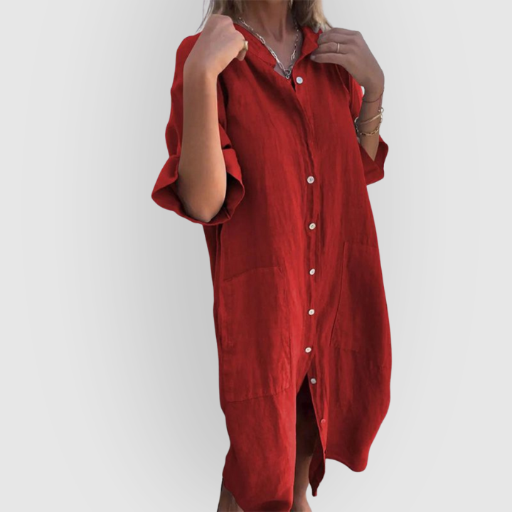 Margaux | Robe chemise style Ibiza