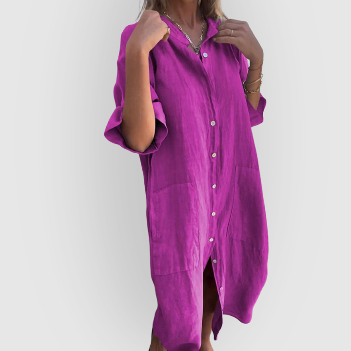 Margaux | Robe chemise style Ibiza