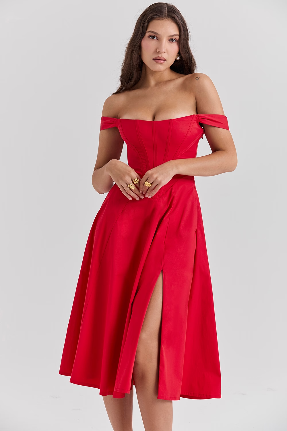 Lilia Corset | Midi Dress