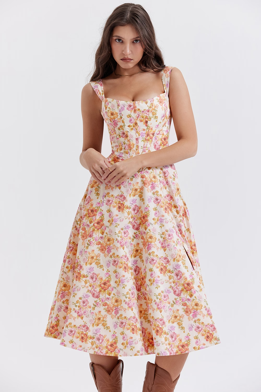 Lilia Corset | Midi Dress