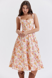 Lilia Corset | Midi Dress