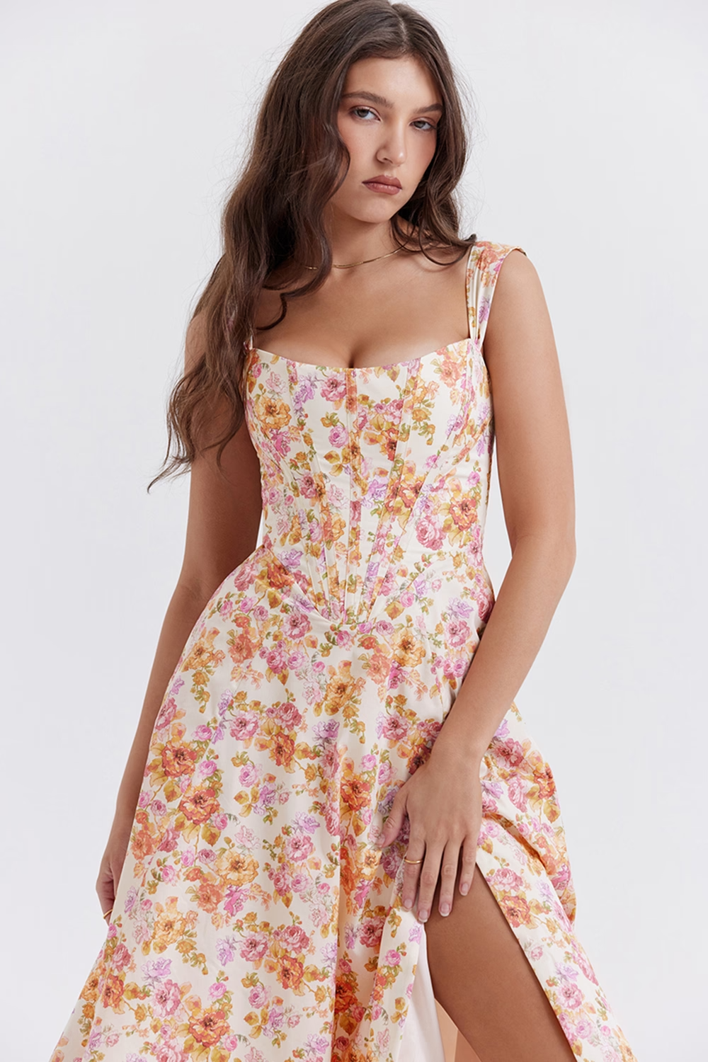 Lilia Corset | Midi Dress